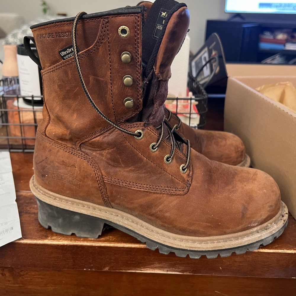 Women’s Irish Setter Red Wing Steel Toe Steel Shank Work Boots